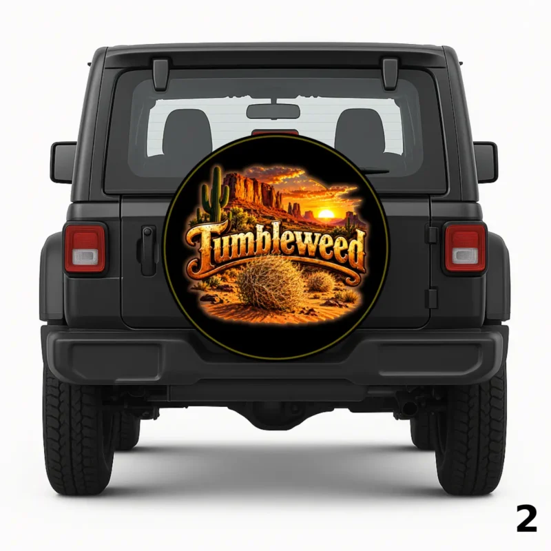 =Arizona Tumbleweed Spare Tire Cover