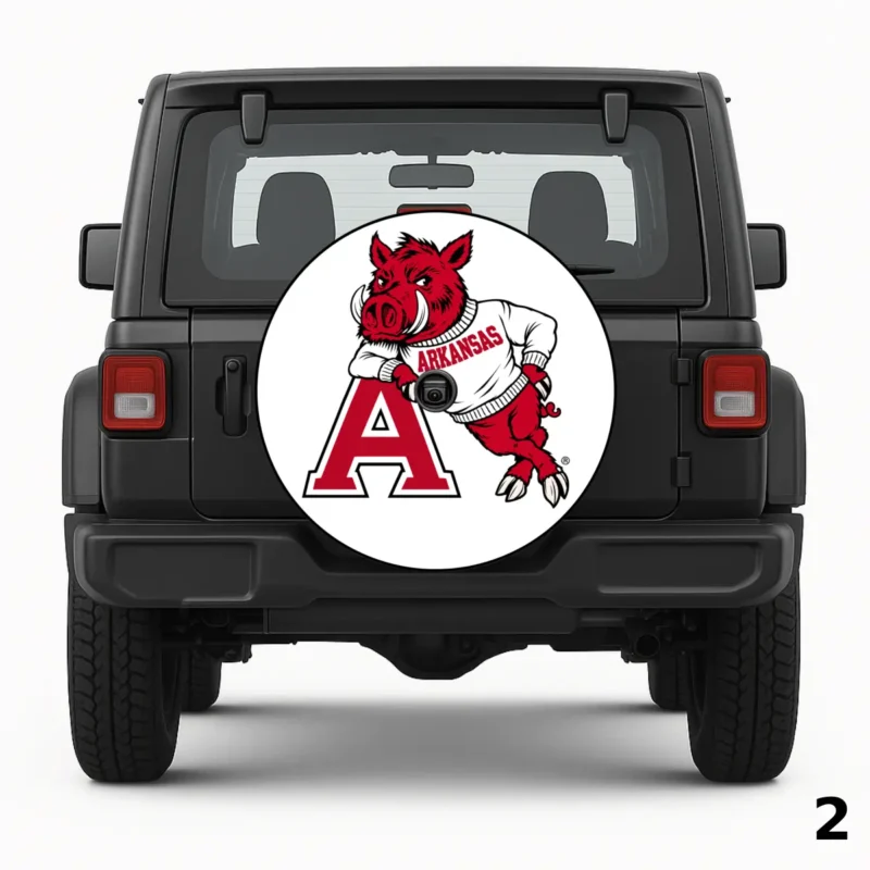=Arkansas Razorback Design Spare Tire Cover