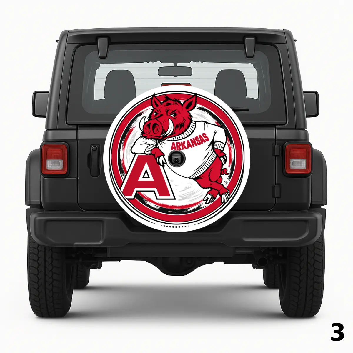 =Arkansas Razorback Design Spare Tire Cover