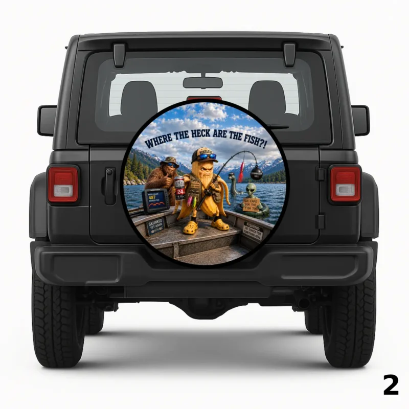 =Banana Fishing Spare Tire Cover