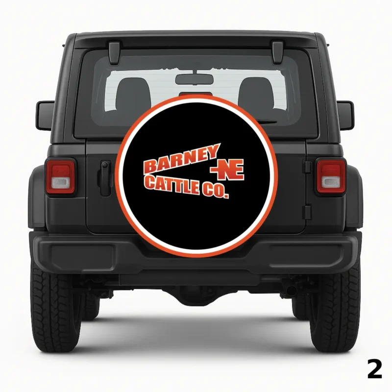 =Barney Cattle Spare Tire Cover