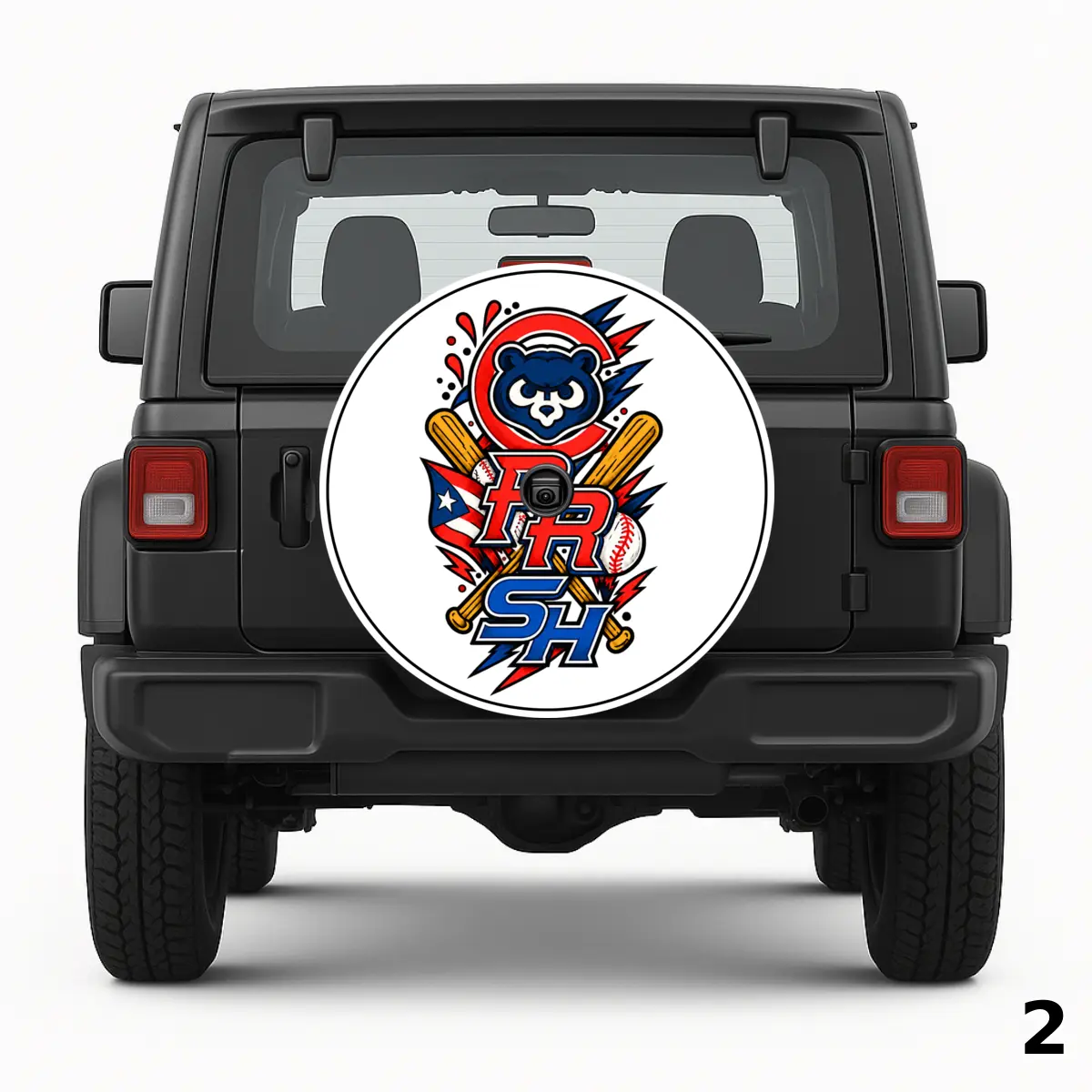 =Baseball Theme Spare Tire Cover
