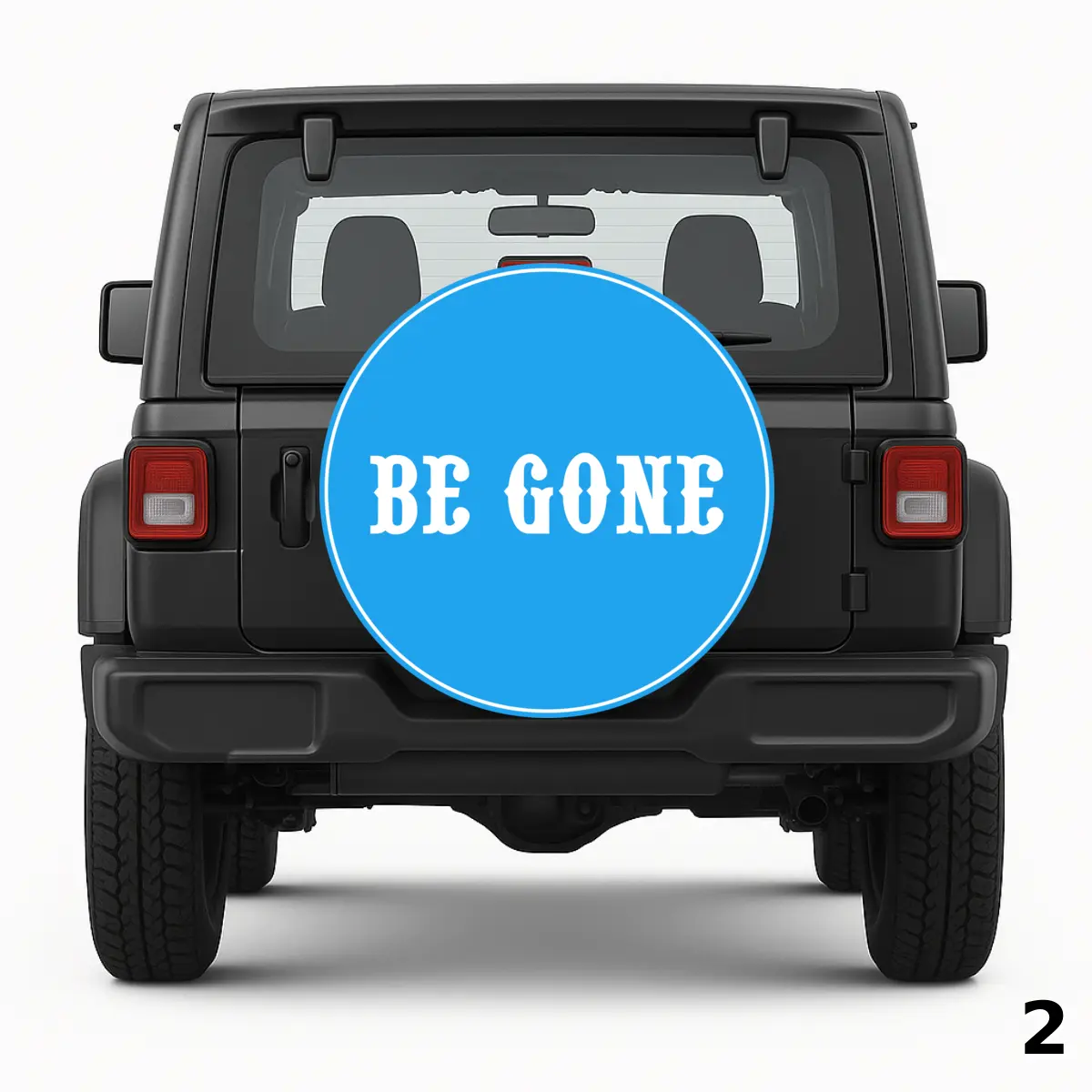 =Be Gone Spare Tire Cover