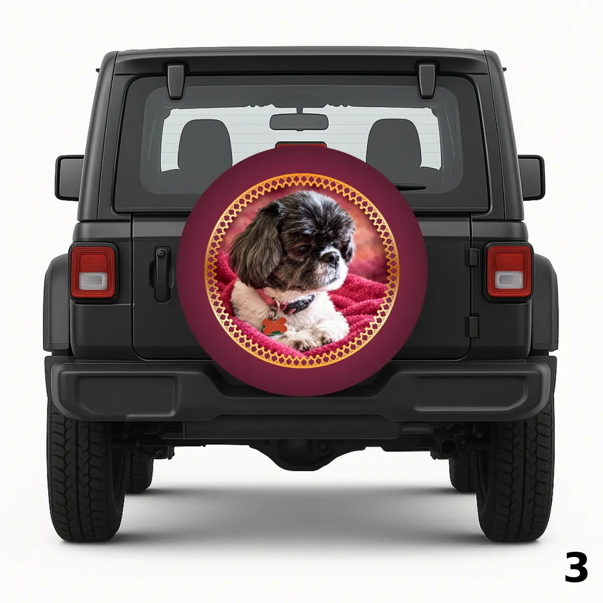 =Beloved Fur Baby Spare Tire Cover