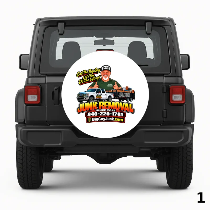 =Big Guy Junk Removal Spare Tire Cover