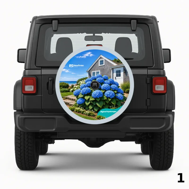 =Bigleaf Hydrangea Spare Tire Cover