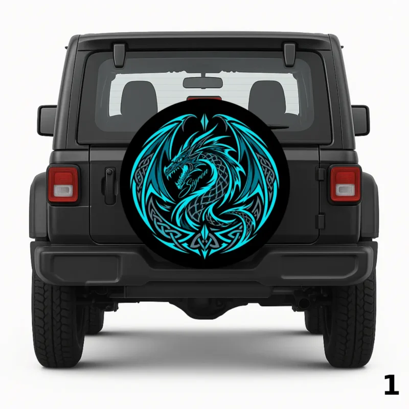 =Blue Dragon Spare Tire Cover