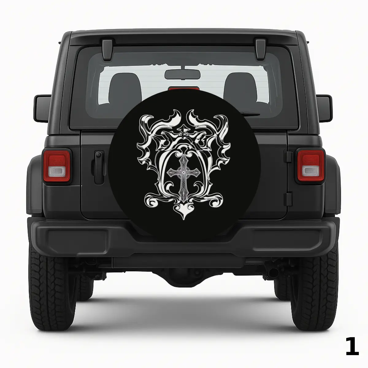 =Blue Emblem Spare Tire Cover