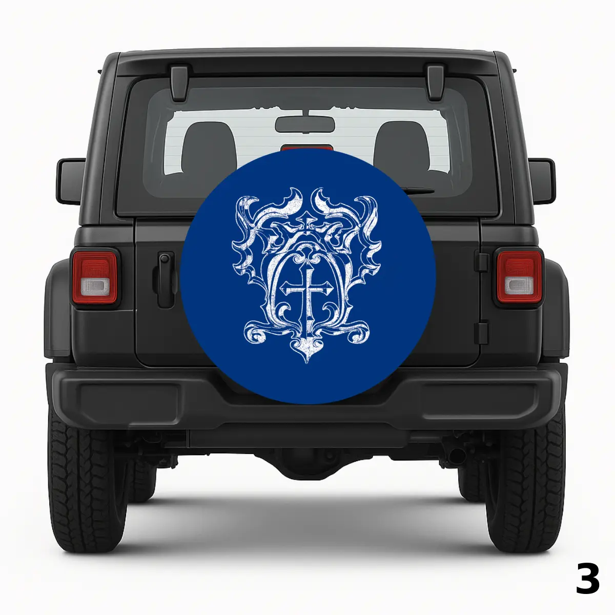 =Blue Emblem Spare Tire Cover