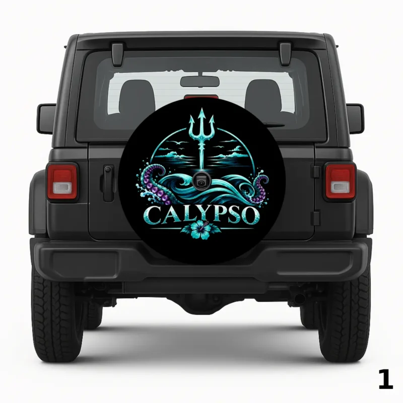 =Calypso Teal Spare Tire Cover
