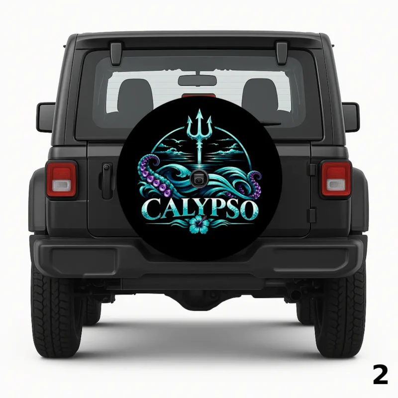 =Calypso Teal Spare Tire Cover