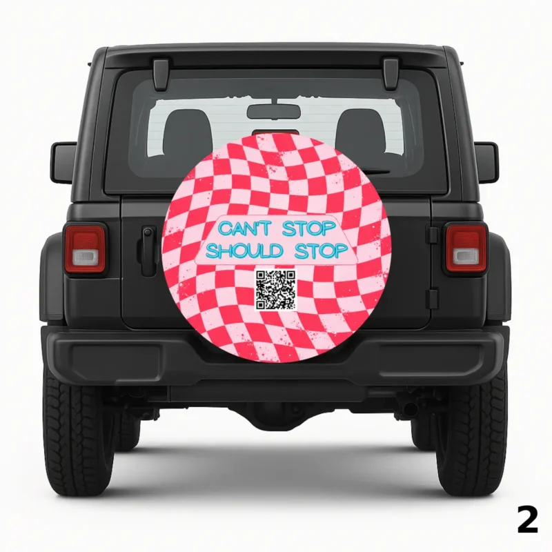 =Can't Stop Should Stop Spare Tire Cover