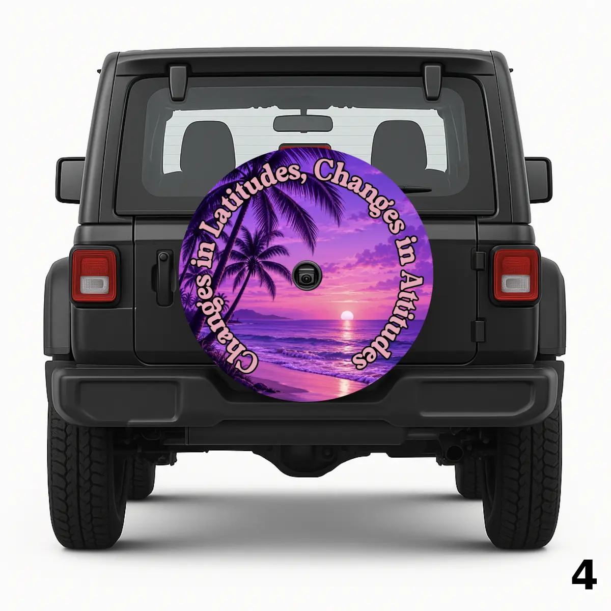 =Changes In Latitudes, Changes In Attitudes Spare Tire Cover