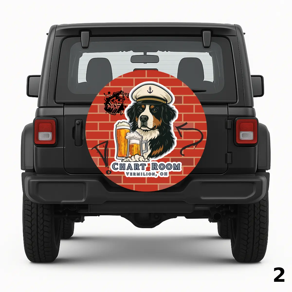=Chart Room Spare Tire Cover