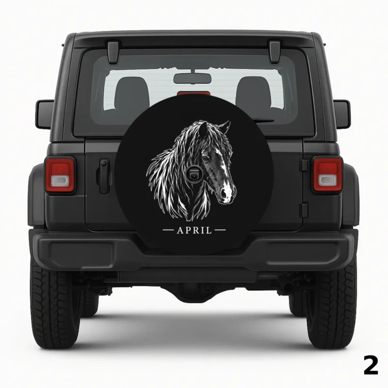 =Childhood Horse Spare Tire Cover