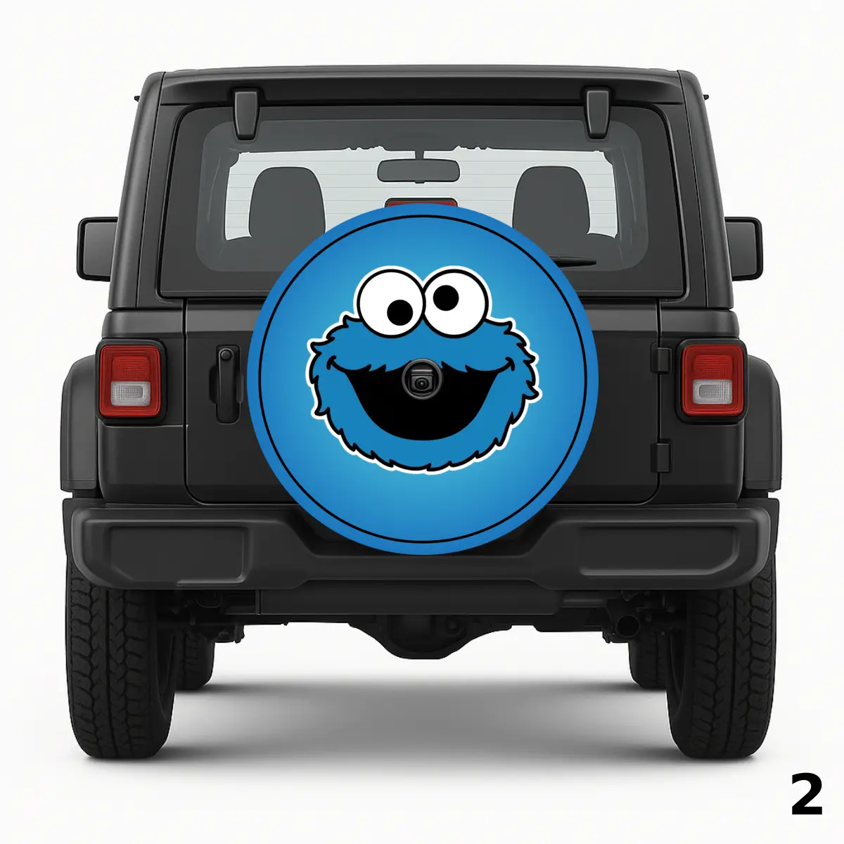 =Cookie Monster‘s Face Spare Tire Cover