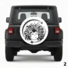 =Curly Hair Girl Spare Tire Cover