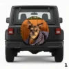 =Cute Dog in a Polkadot Blanket Spare Tire Cover