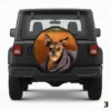 =Cute Dog in a Polkadot Blanket Spare Tire Cover