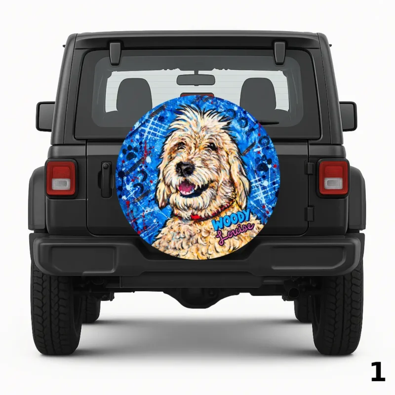 =Daryl & his Woody Spare Tire Cover