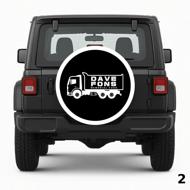 =Dave Fons Logo Spare Tire Cover