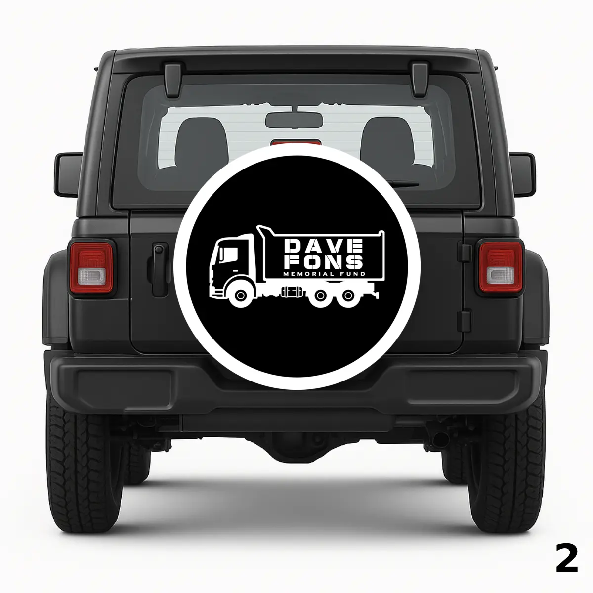 =Dave Fons Logo Spare Tire Cover