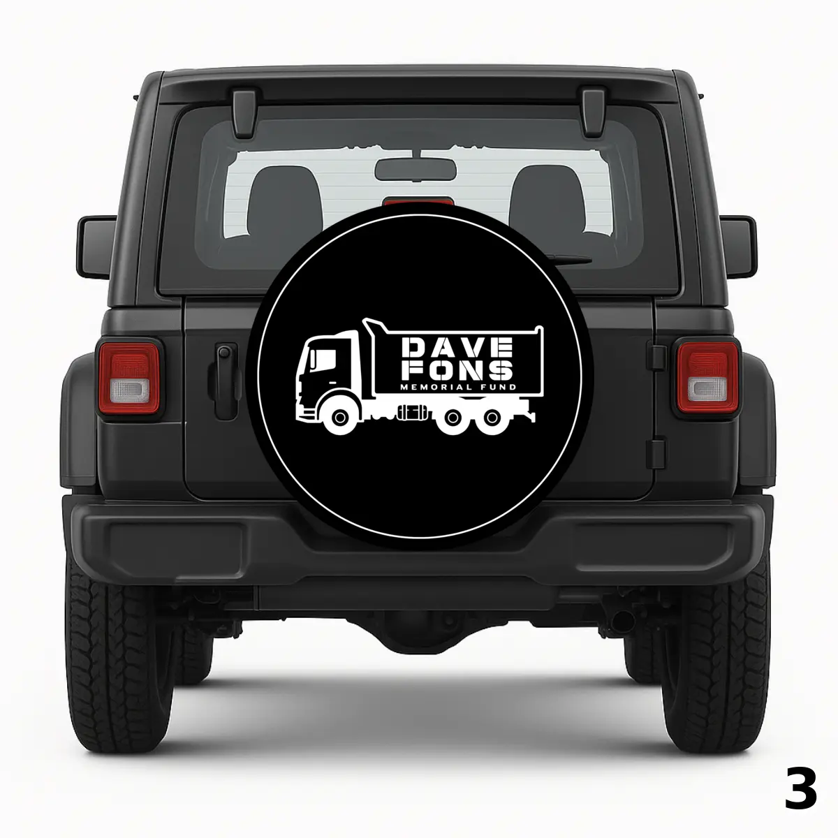 =Dave Fons Logo Spare Tire Cover