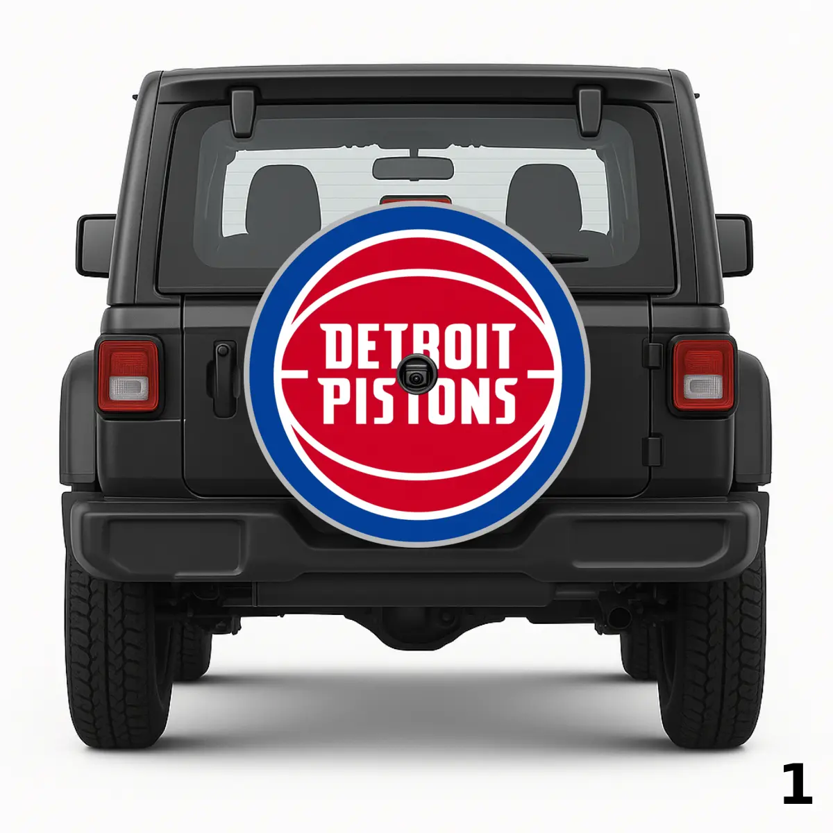 =Detroit Pistons Logo Cover Spare Tire Cover