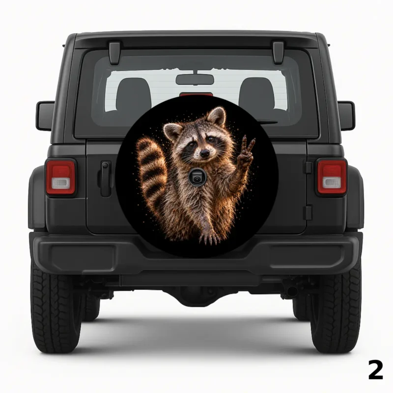 =Dirty Racoon Spare Tire Cover