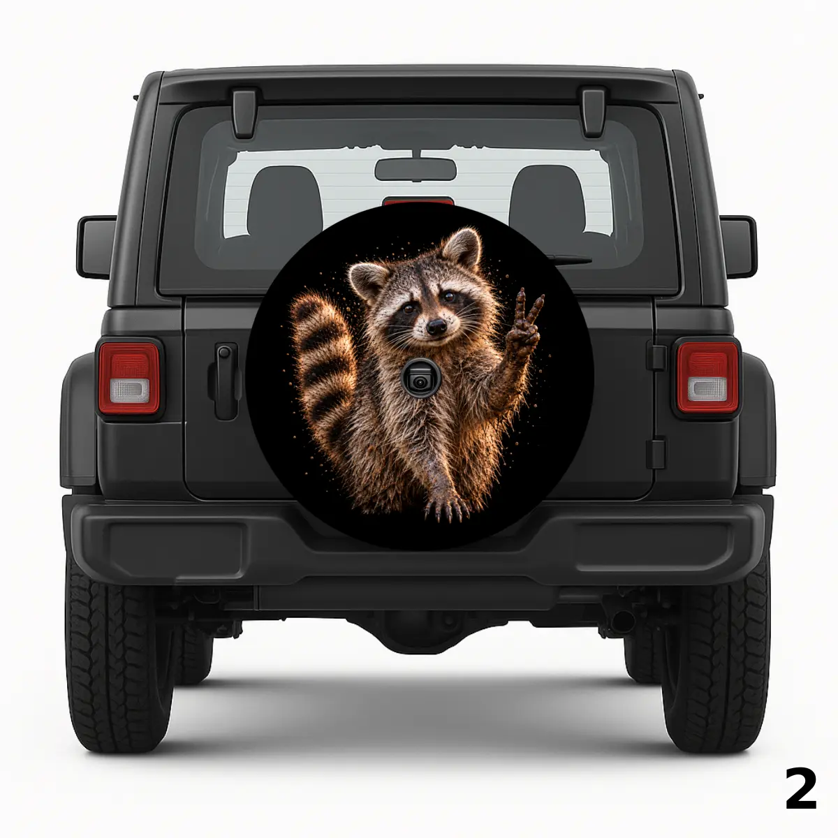 =Dirty Racoon Spare Tire Cover