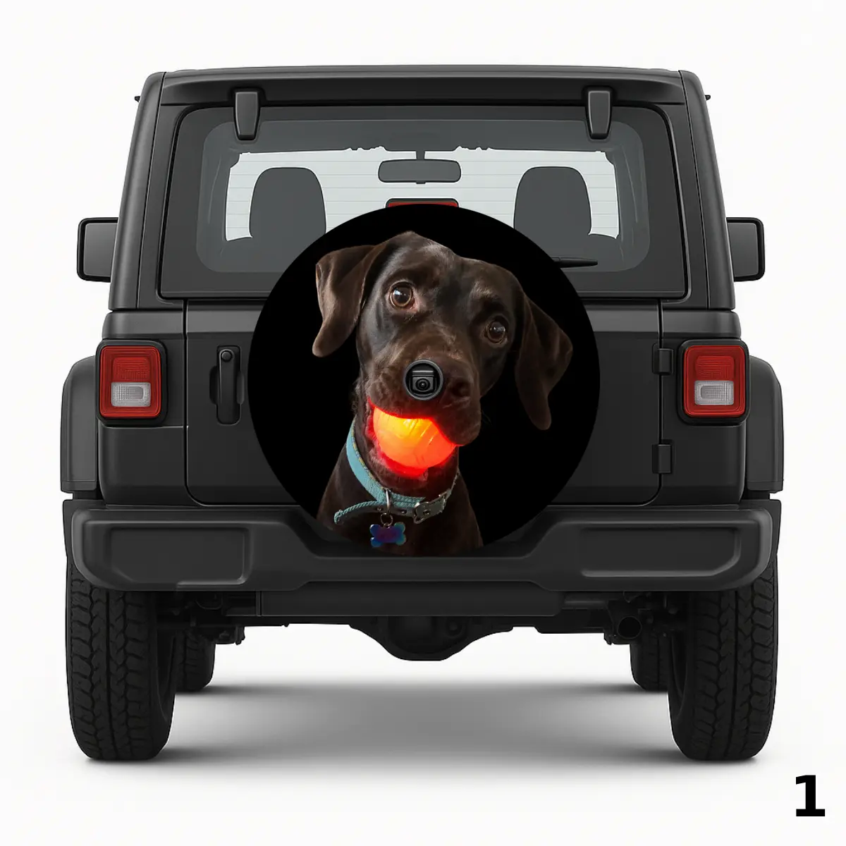=Dog With A Ball Spare Tire Cover