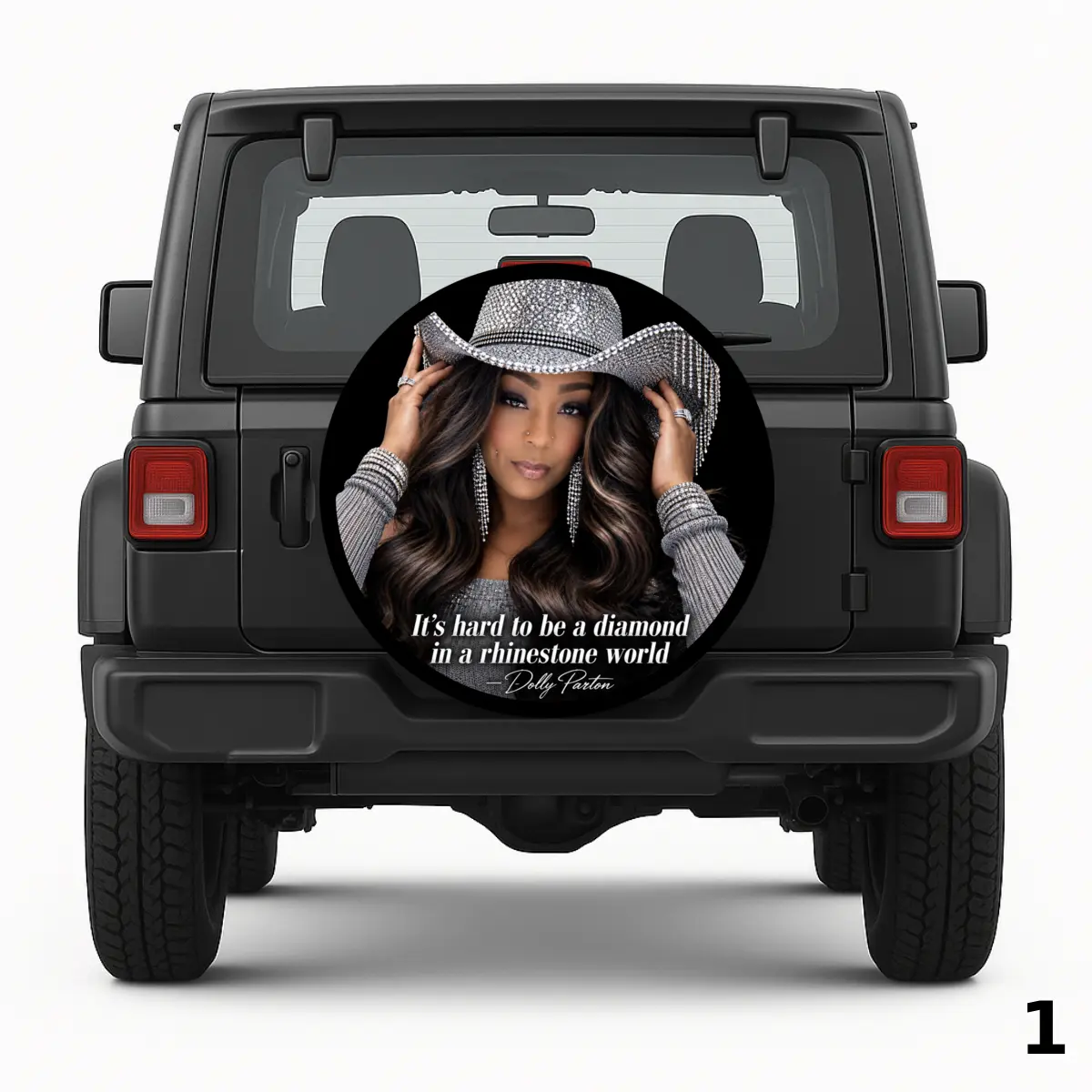 =Dolly Parton Quote Spare Tire Cover