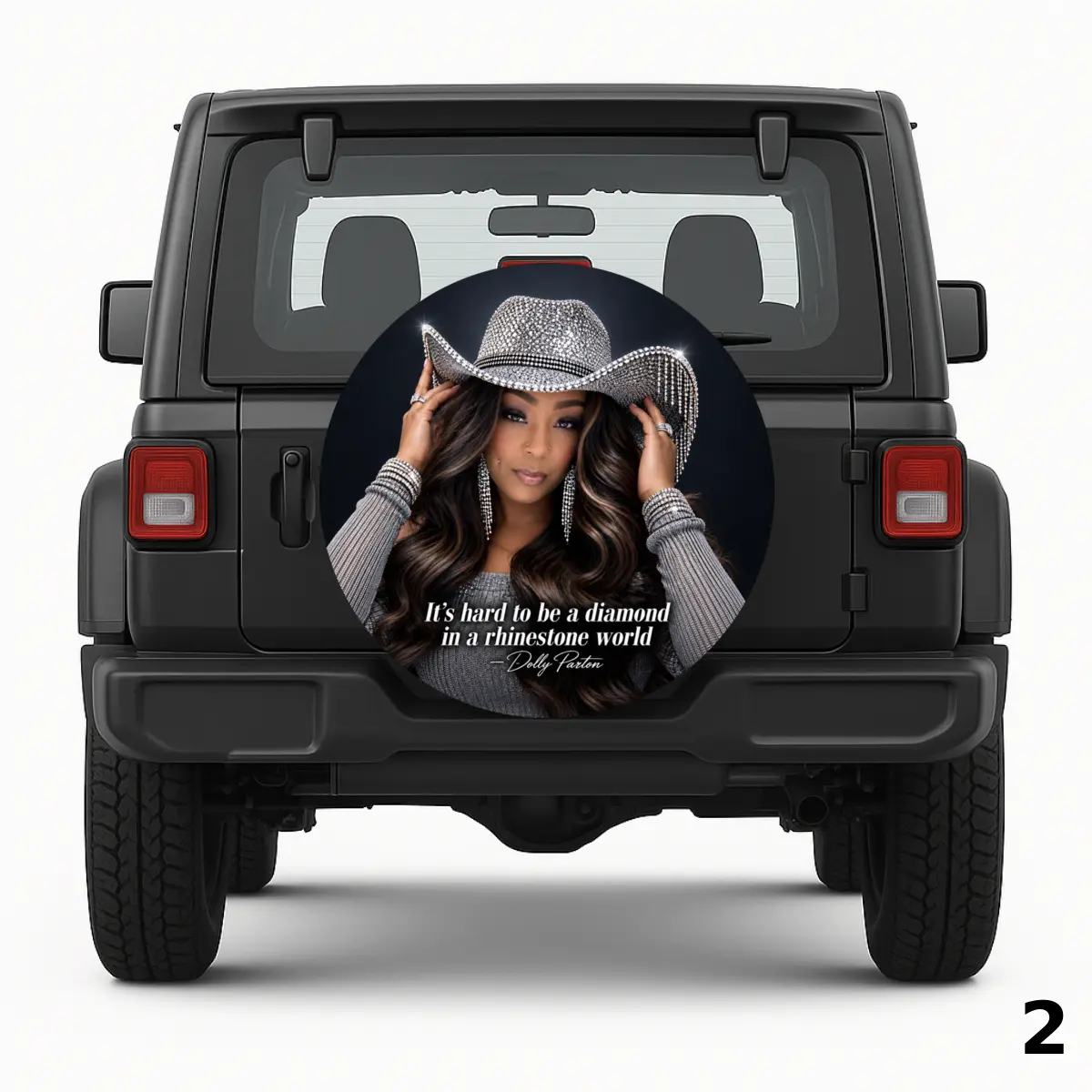 =Dolly Parton Quote Spare Tire Cover