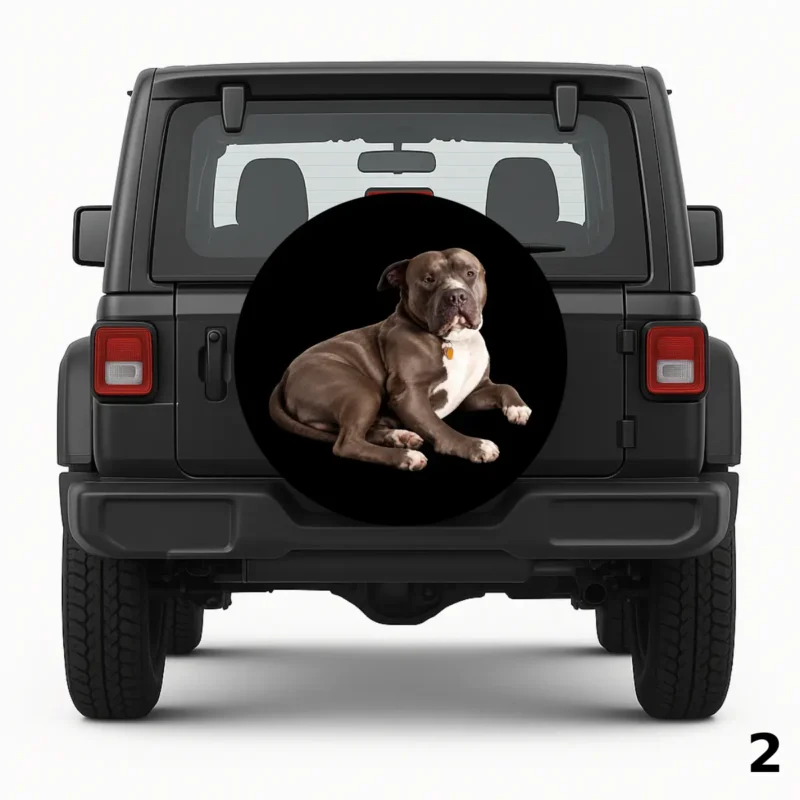 =Dozer Dog Spare Tire Cover