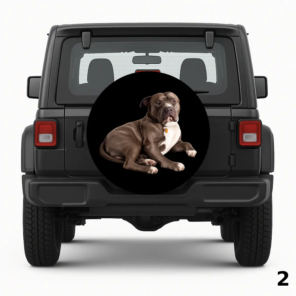=Dozer Dog Spare Tire Cover
