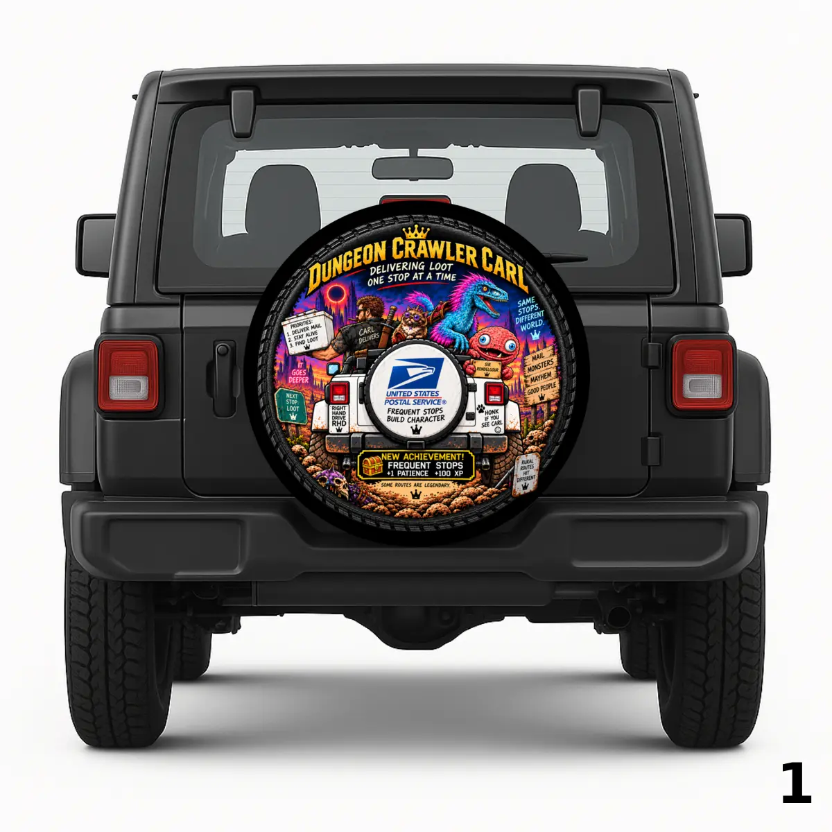 =Dungeon Crawler Carl Spare Tire Cover