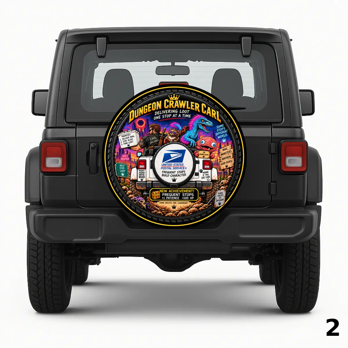 =Dungeon Crawler Carl Spare Tire Cover