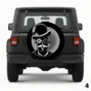 =Face Logo Design Spare Tire Cover
