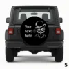 =Face Logo Design Spare Tire Cover
