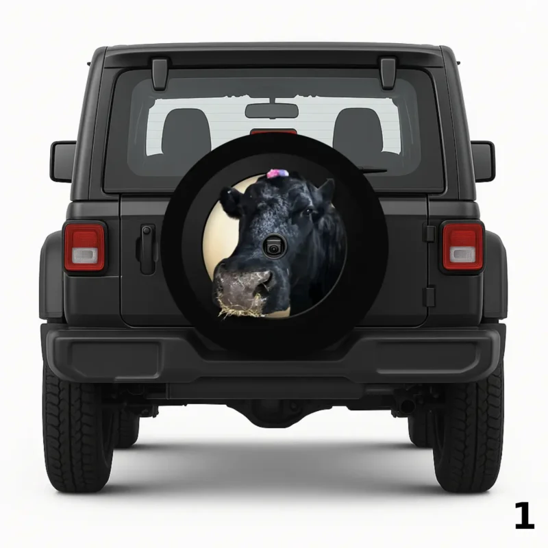 =Favorite Cow Spare Tire Cover