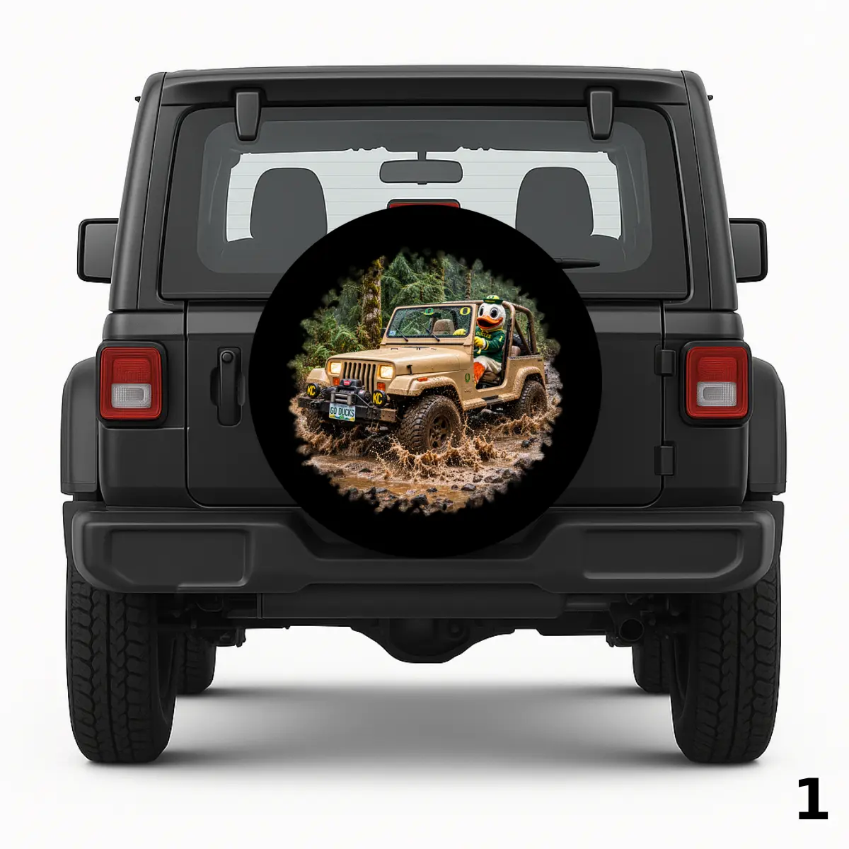 =Go Ducks Spare Tire Cover