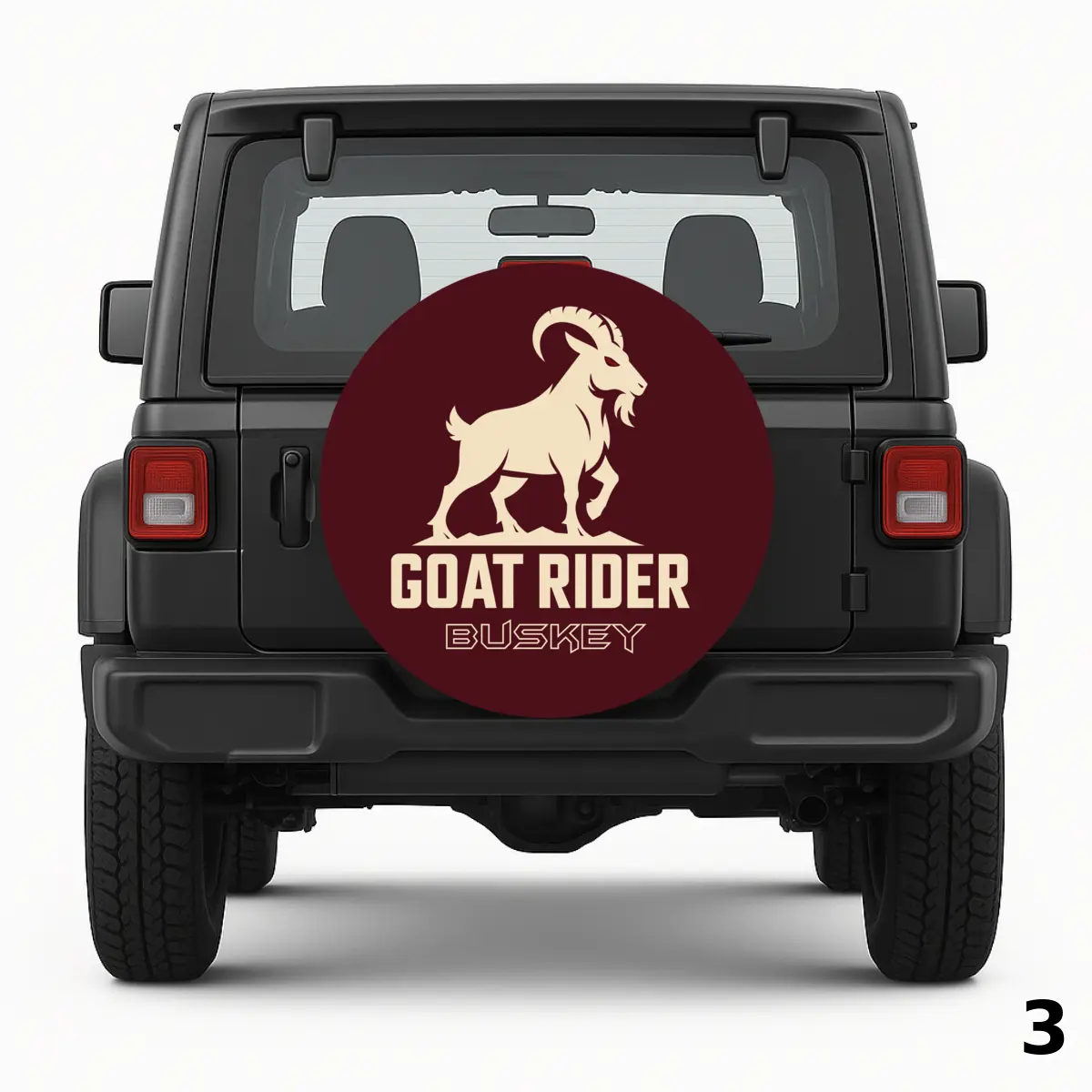 =Goat Rider Spare Tire Cover