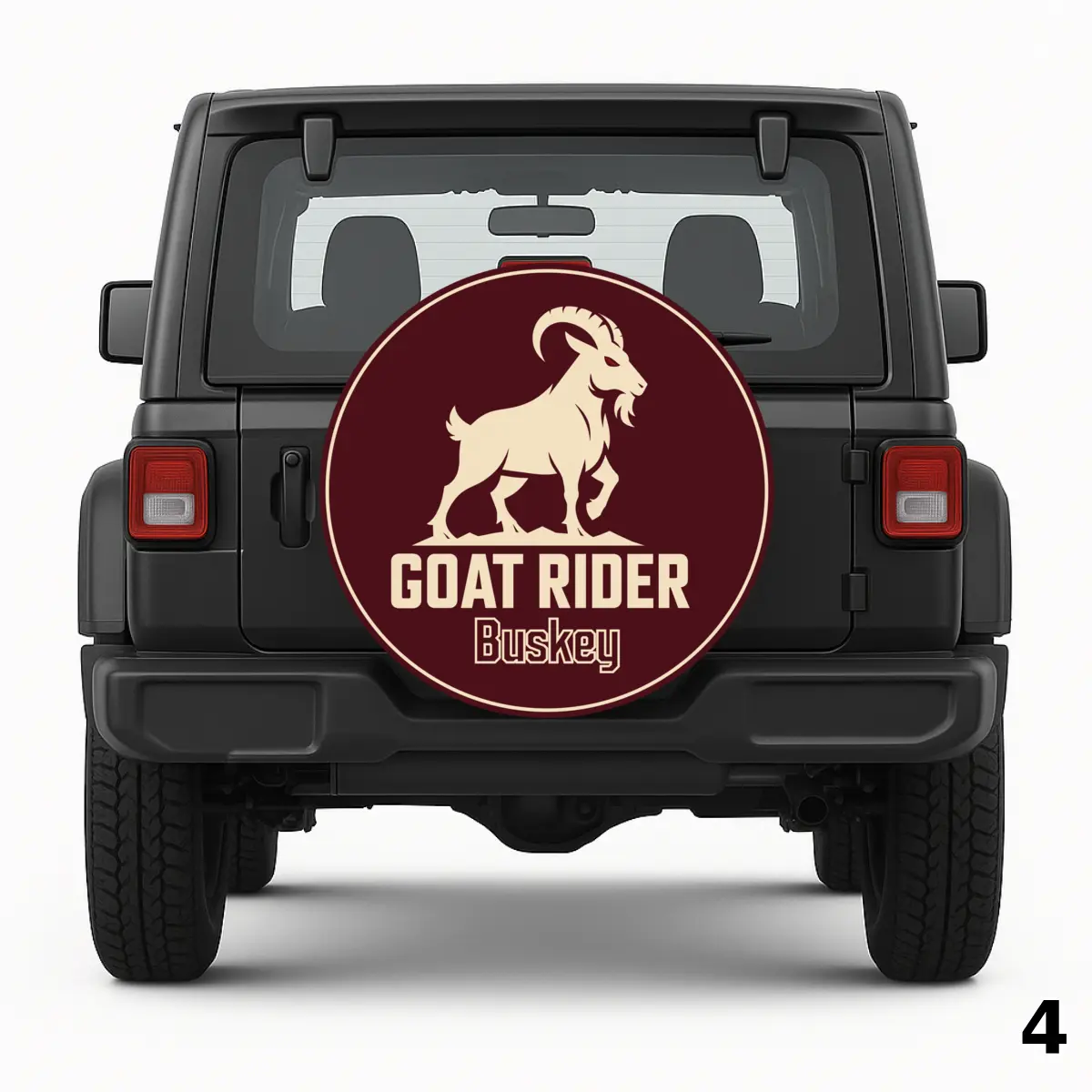=Goat Rider Spare Tire Cover