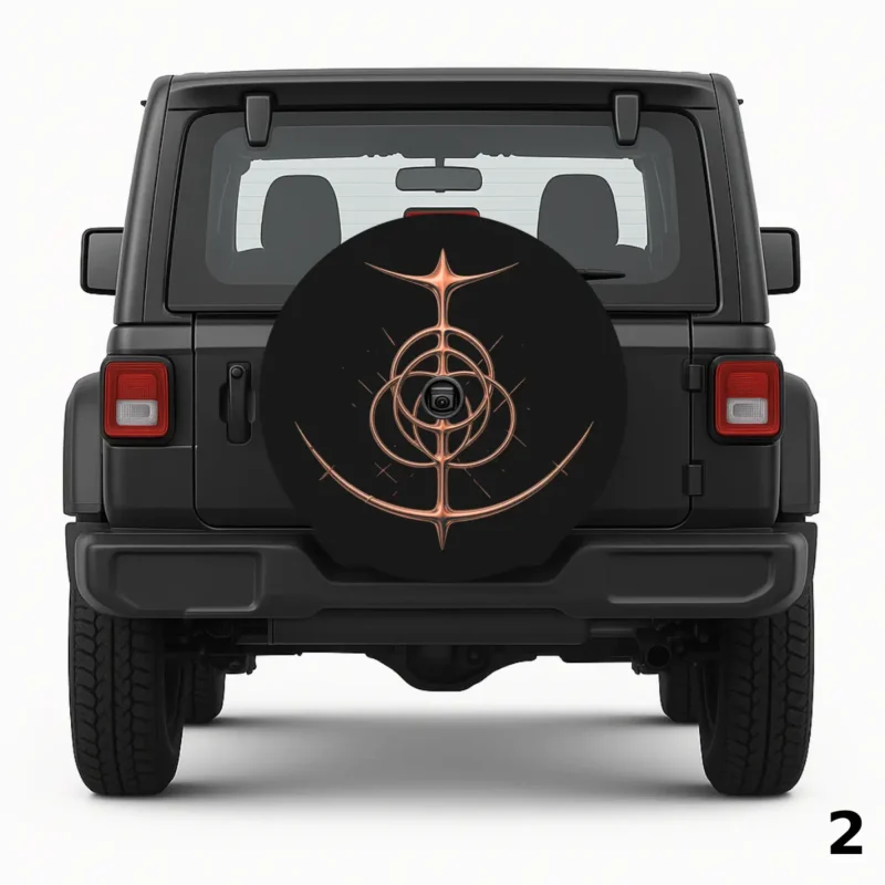 =Golden Eagle Bronze Logo Spare Tire Cover