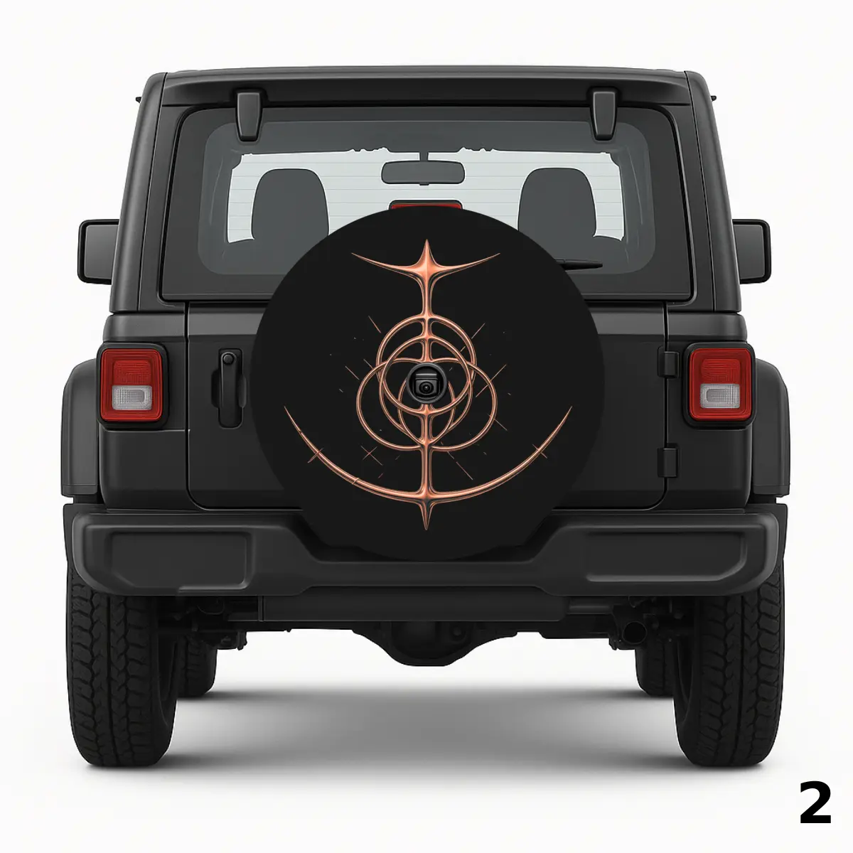 =Golden Eagle Bronze Logo Spare Tire Cover