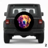 =Golden Retriever Design Spare Tire Cover