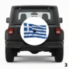 =Greek Flag Spare Tire Cover