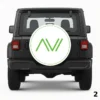 =Green Logo Spare Tire Cover