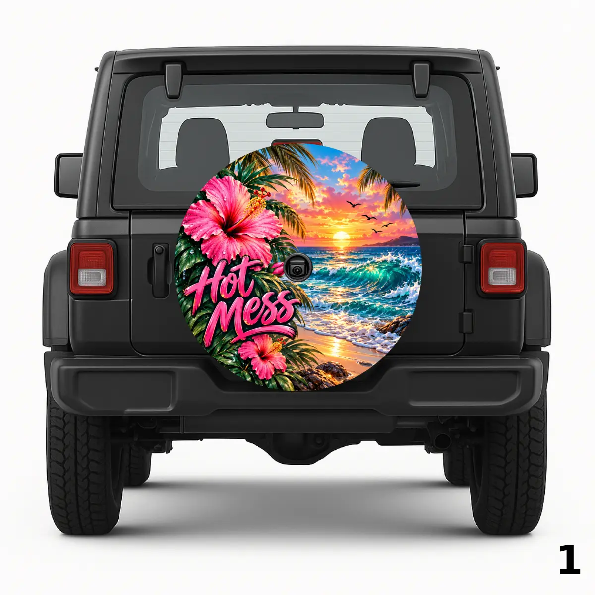 =H Spare Tire Cover