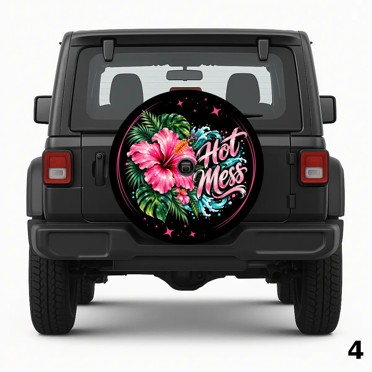 =H Spare Tire Cover
